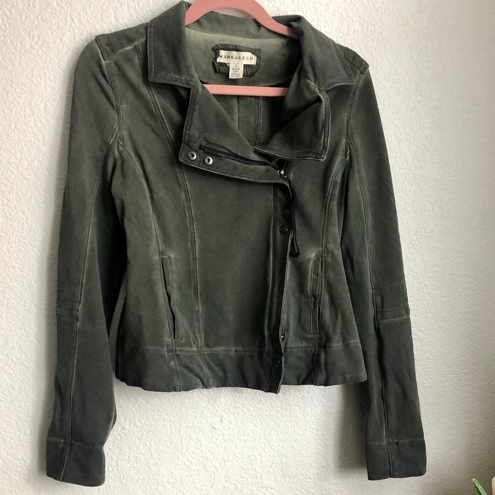 NWOT Anthropologie Marrakech Distressed Jacket M